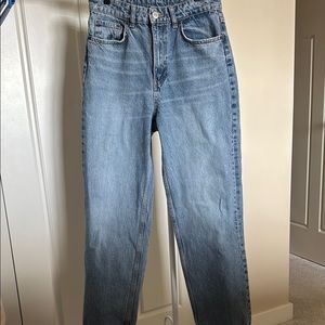 Zara Straight Leg Jeans - Blue
